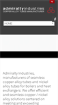 Mobile Screenshot of admiraltyindustries.com